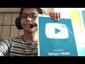 BLUE Youtube Play Button !(50 subscriber special+face reveal)