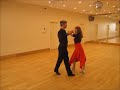 Quickstep, Tango and Rumba dance rehearsals prior to my dance exam.