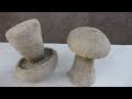 Cement Mushrooms DIY Using Papercrete 🍄