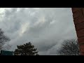 Tornado Sirens and Clouds in Columbus Ohio February 27, 2023