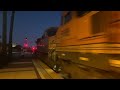 BNSF W/B Ethanol train going through Fullerton station 07/27/2024