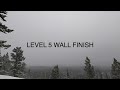 Drywall finishing 