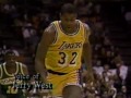 Magic Johnson Jersey Retirement Ceremony