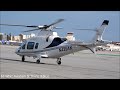 Agusta A109 Start-Up, Taxi & Takeoff Executive & Medical Helicopter N435AK