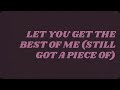 Piece of Me Lyric Video - Franki Jupiter - MAGICK