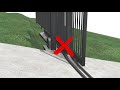 Installing Sliding Gates on a Slope