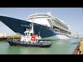 Cruise Ship overhauling 260 METRE VISION CLASS - CINEMATIC TIMELAPSE 4K - Marella Discovery