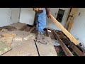Removing The Floors In This Trailer's Master Bedroom (MAJOR Damage!)