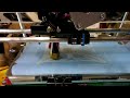 reprap prusa2 printing bottem plate quadcopter