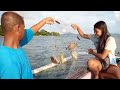 IBAT-IBANG ISDA ANG NA TRAP SA PAGPAHIBAS NG LAMABAT || CATCH & COOK #netfishing #islandlife