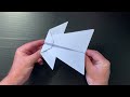 How to make an Paper Plane (Super Looper) #howto #origami #craft #tutorial #plane #papercraft