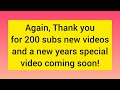 Thank you for 200 subs! (Watch vid)