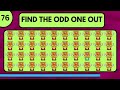 Find the Odd Emoji | Emoji Challenges | Test Your Eyes 🧐🔑 #oddoneout #riddles #quiz #eyetestgame