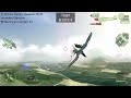 Warplanes dogfight