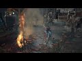 Let's Play BLOODBORNE-Old Yharnam & Blood Starved Beast Fight