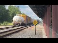 Csx short freight train with shave and haircut horn show in Selma Nc 09/3/22