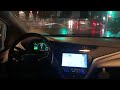 Riding an autonomous vehicle in SF in the rain