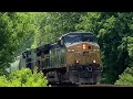 [HD] Trains on the CSX Memphis Subdivision Featuring heritage Units and More!!