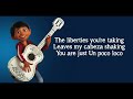 Anthony Gonzalez, Gael García Bernal- Un Poco Loco (Lyrics from the Disney Pixar movie 
