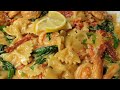 EASY TUSCAN SHRIMP PASTA