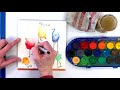 Fun and Easy Watercolor Birds