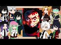 Hashiras React To The Kamaboko Squad || Gacha club || Zenitsu Inosuke and Tanjiro