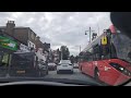 DRIVE IN A BEAUTIFUL  CLOUDY WEATHER  IN LONDON || PART 1