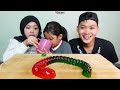 GUMMY WORM PALING BESAR ,RASA TAKUT NAK MAKAN,APA RASA DIA 😨‼️