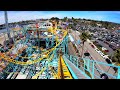 Undertow Roller Coaster | 4K | Off-ride | On-ride POVs | Santa Cruz Beach Boardwalk