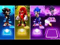 Shadow The Hedgehog 🔴 Knuckles The Echidna 🔴 Sonic The Hedgehog 🔴 Dark Sonic || Tiles Hop EDM RUSH🎯🎶