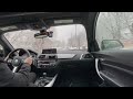 ASMR: Manual Drive Through Winter Weather – BMW 230i