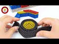 DIY - Cómo hacer un camión de dos pisos para transportar supercoches con bolas magnéticas | ASMR