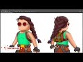 Desenhando seu personagem favorito no estilo ROBLOX - Lara Croft - Tomb Raider