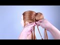 Beautiful Bun Hairstyle For Wedding & Party | Trending Bun Hairstyle | New Girls Hairstyle Simple