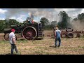 Steam Tractors Plowing field