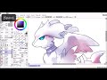 Reshiram - pokemon speedpaint