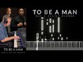 Empowering Piano Performance by a Disabled Veteran: Dax ft. Darius Rucker's 'To be a man' 🎹🎶