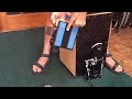 Cajon-Eez's Cajon Drum Jingle Accessory - Cajon Hi-Hat rhythm Gadget Demo (purchase @ Cajoneez.com)