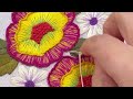 FLOWER DIY EMBROIDERY KIT STARTER NEEDLEWORK CROSS STITCH | HAND EMBROIDERY FOR BEGINNERS