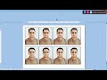 How to make passport size photo in Microsoft word 2007? | Passport size photo