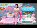 4 Minutes Satisfying with Unboxing Cute Pink Ice Cream Store Cash Register ASMR | Review Toys