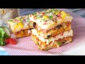 Pizza Sandwich without oven Recipe By Food Fusion
