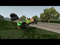 High Speed Rollover Crashes - beamng drive