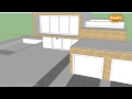 #3 - Modern house design in free Google SketchUp 8 - how to build a modern house in SketchUp