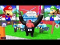 ESCAPE FROM MR YUMMY'S SUPERMARKET! Mario Plays Escape Mr Yummy's Supermarket Roblox Ft. Luigi