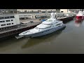 Yacht ROCINANTE - for Service and Refit at Lürssen shipyard