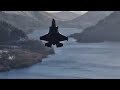 INSANE F35a 4 ship through Lake District LFA17