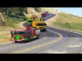 Israeli Secret Gas Supply & Weapon Convoy Badly Destroyed by Irani Jets, Drone & Helicopter - GTA 5
