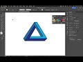 Design the Impossible Triangle (aka Penrose Triangle) in Adobe Illustrator - Beginner Tutorial