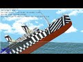 Floating Sandbox  Titanic lusitania poseidon olympic britannic